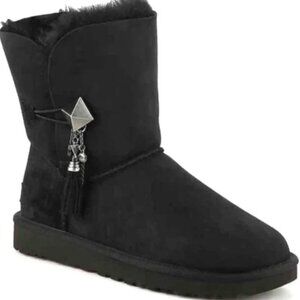 UGG Lilou Sheepskin Charm Tassel Boots